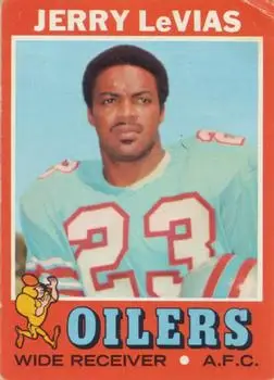 1971 Topps #240 - Jerry LeVias - Houston Oilers - Front
