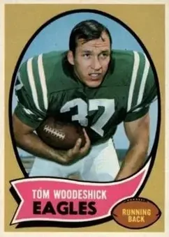 1970 Topps #210 - Tom Woodeshick - Philadelphia Eagles