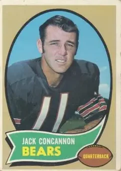 1970 Topps #212 - Jack Concannon - Chicago Bears 1970 Topps #212 - Jack Concannon - Chicago Bears