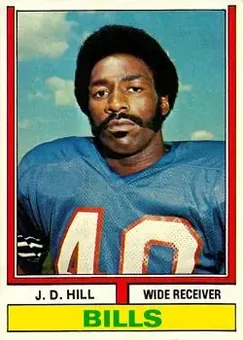 1974 Topps #234 - J.D. Hill - Buffalo Bills