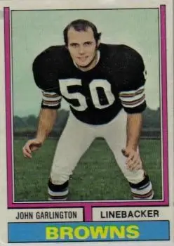 1974 Topps #237 - John Garlington - Cleveland Browns