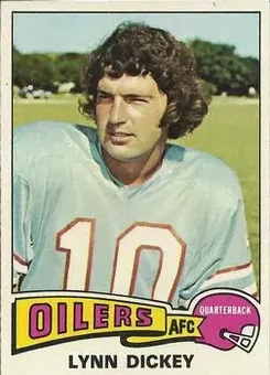 1975 Topps #243 - Lynn Dickey - Houston Oilers 1975 Topps #243 - Lynn Dickey - Houston Oilers