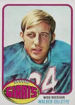 1976 Topps #214 - Walker Gillette - New York Giants