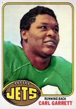 1976 Topps #218 - Carl Garrett - New York Jets