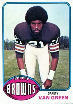 1976 Topps #219 - Van Green - Cleveland Browns - Front