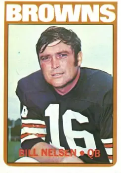 1972 Topps #211 - Bill Nelsen - Cleveland Browns