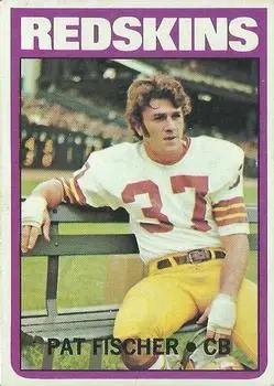 1972 Topps #217 - Pat Fischer - Washington Redskins - Front