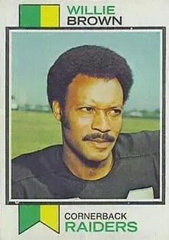 1973 Topps #210 - Willie Brown - Oakland Raiders