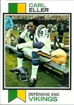 1973 Topps #211 - Carl Eller - Minnesota Vikings 1973 Topps #211 - Carl Eller - Minnesota Vikings