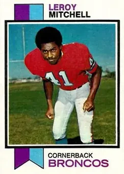 1973 Topps #217 - Leroy Mitchell - Denver Broncos