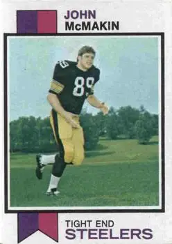 1973 Topps #219 - John McMakin - Pittsburgh Steelers - Front