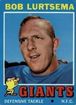 1971 Topps #241 - Bob Lurtsema - New York Giants