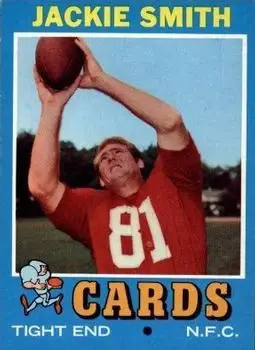 1971 Topps #244 - Jackie Smith - St. Louis Cardinals - Front