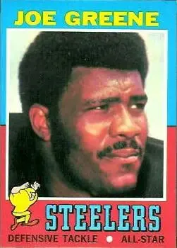 1971 Topps #245 - Joe Greene - Pittsburgh Steelers - Front