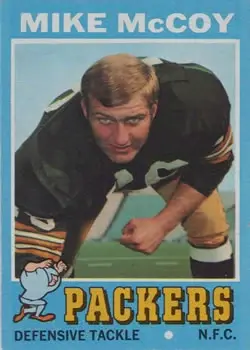 1971 Topps #248 - Mike McCoy - Green Bay Packers