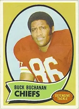 1970 Topps #220 - Buck Buchanan - Kansas City Chiefs
