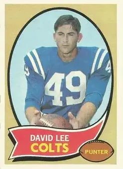 1970 Topps #222 - David Lee - Baltimore Colts 1970 Topps #222 - David Lee - Baltimore Colts