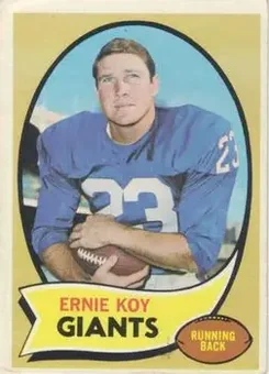 1970 Topps #227 - Ernie Koy - New York Giants
