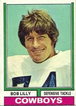 1974 Topps #250 - Bob Lilly - Dallas Cowboys