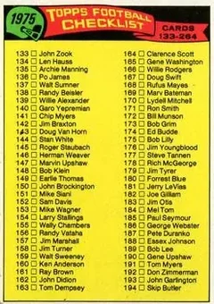 1975 Topps #251 - Card #251