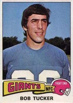 1975 Topps #255 - Bob Tucker - New York Giants