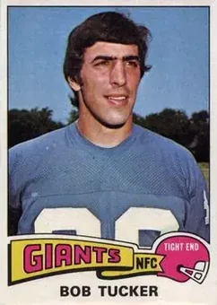 1975 Topps #255 - Bob Tucker - New York Giants
