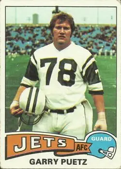 1975 Topps #259 - Garry Puetz - New York Jets - Front
