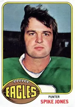 1976 Topps #221 - Spike Jones - Philadelphia Eagles