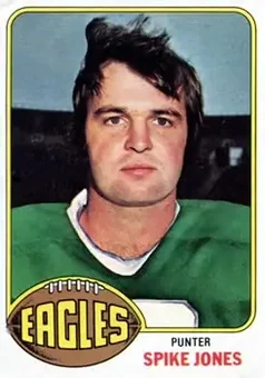 1976 Topps #221 - Spike Jones - Philadelphia Eagles
