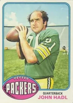1976 Topps #222 - John Hadl - Green Bay Packers