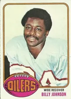 1976 Topps #223 - Billy Johnson - Houston Oilers