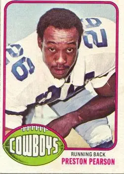 1976 Topps #225 - Preston Pearson - Dallas Cowboys
