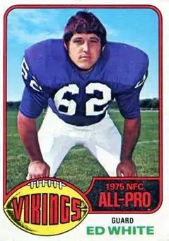 1976 Topps #230 - Ed White - Minnesota Vikings