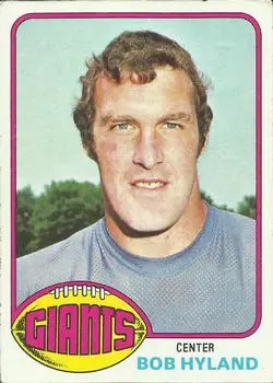 1976 Topps #236 - Bob Hyland - New York Giants