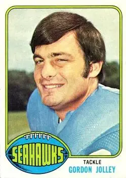 1976 Topps #242 - Gordon Jolley - Seattle Seahawks - Front 1976 Topps #242 - Gordon Jolley - Seattle Seahawks - Front