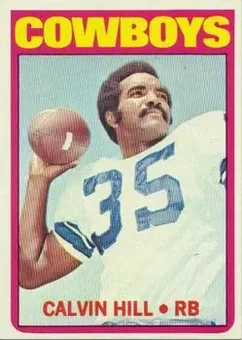 1972 Topps #224 - Calvin Hill - Dallas Cowboys 1972 Topps #224 - Calvin Hill - Dallas Cowboys