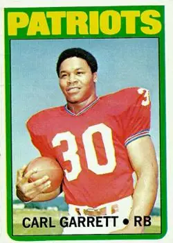 1972 Topps #229 - Carl Garrett - New England Patriots
