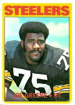 1972 Topps #230 - Joe Greene - Pittsburgh Steelers - Front