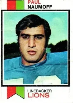 1973 Topps #222 - Paul Naumoff - Detroit Lions