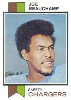 1973 Topps #226 - Joe Beauchamp - San Diego Chargers 1973 Topps #226 - Joe Beauchamp - San Diego Chargers