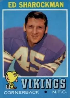 1971 Topps #253 - Ed Sharockman - Minnesota Vikings