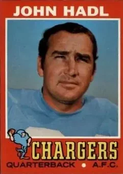 1971 Topps #255 - John Hadl - San Diego Chargers