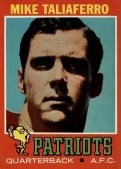 1971 Topps #259 - Mike Taliaferro - New England Patriots