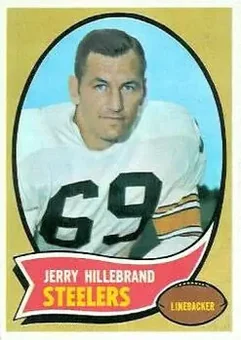 1970 Topps #230 - Jerry Hillebrand - Pittsburgh Steelers