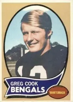 1970 Topps #235 - Greg Cook - Cincinnati Bengals 1970 Topps #235 - Greg Cook - Cincinnati Bengals