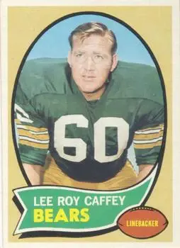 1970 Topps #236 - Lee Roy Caffey - Chicago Bears - Front