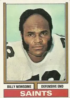 1974 Topps #255 - Billy Newsome - New Orleans Saints