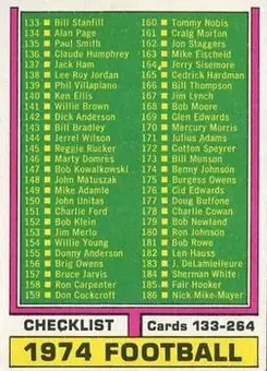 1974 Topps #262 - Card #262