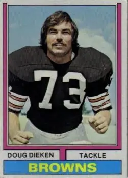 1974 Topps #263 - Doug Dieken - Cleveland Browns