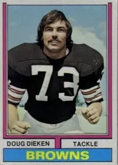 1974 Topps #263 - Doug Dieken - Cleveland Browns